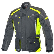 Büse Torino II Textiljacke schwarz/neongelb Herren Motorradjacke wasserdicht