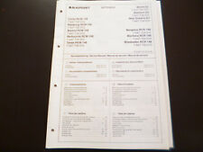 Original Service Manual Blaupunkt Autoradio  Como Hamburg Madrid Melbourne..