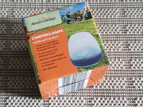 Campinglampe inkl - x,