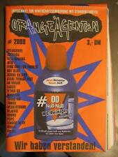 ORANGE AGENTEN #2000 HARDCORE PUNK FANZINE Steakknife Melt Banana But Alive WTO