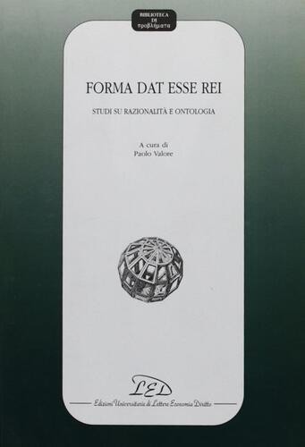 Dat esse rei - esse,