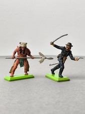 Britains Deetail Indianer und Soldat reitend