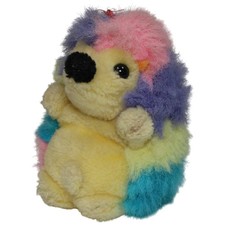 Süßer bunter Igel Kuscheltier 16cm Gebraucht Igel