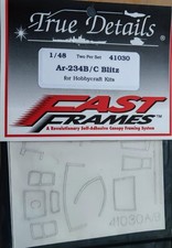 Arado Ar-234 B/C Blitz, Fast Frames, True Details, Scale: 1/48, Kit:41030