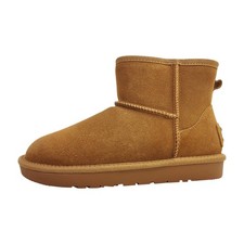 Queens  Damenschuhe Stiefel Gefüttert Braun Freizeit