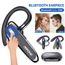 Bluetooth 5.3 Headset Stereo Kopfhörer Kabellos Ohrhörer mit Mikrofon für Handy