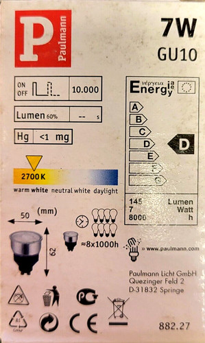 Paulmann reflektor gu10 - paulmann,