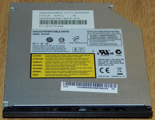 Sata slim dvd brenner - slim, ds-8a4s