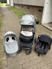 Joie Kinderwagen 3-1 Set Babywanne, Buggy, Autositz, Regenschutz, Insektenschutz