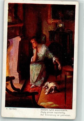 39797322 frau sitzt vor - frau,