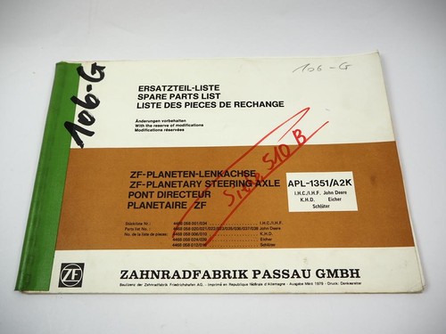 Orig apl 1351 a2k - zf, apl-1351/a2k