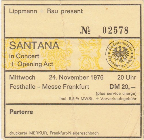 Santana concert - concert, @