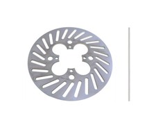 Bremsscheibe, Stahl, verzinkt