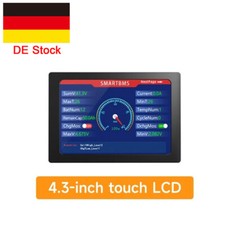 DE - For Daly BMS Zubehör 4.3" inch Touch Screen LCD Power Level Display Monitor