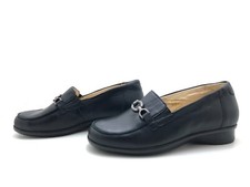 FIDELIO Damen Halbschuhe Gr. 37 Ballerina Slipper Freizeitschuhe Komfort Schwarz