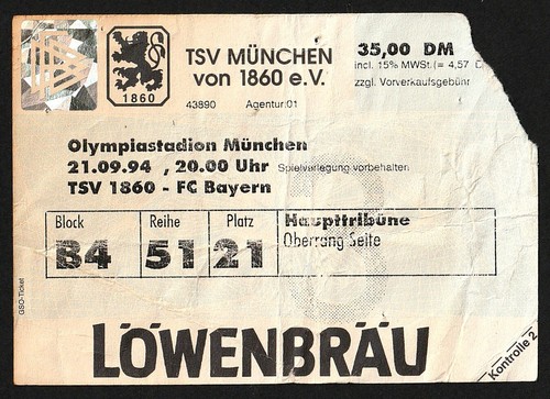 Ticket 1994 tsv - |, |