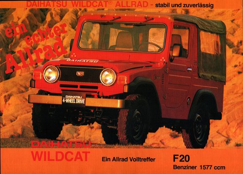 Prospekt datenblatt daihatsu - datenblatt,
