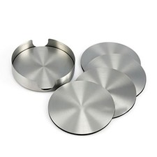 6 tlg. Untersetzer Edelstahl