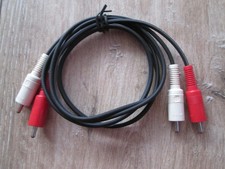 Audio-Kabel :  Chinch auf Chinch  /  genau 97 cm. Länge