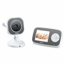 BEURER Video-Babyphone BY 110 LCD Bildschirm Geräusch-/ Bewegungsalarm Wireless