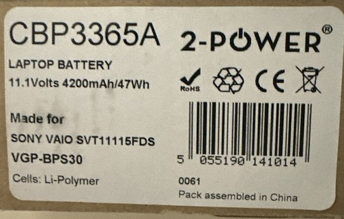 Laptop battery cbp3365a - laptop,