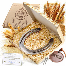 Echtes getragenes Hufeisen |