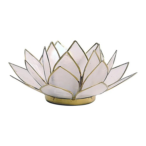 Lotus teelichthalter natur - lotus,