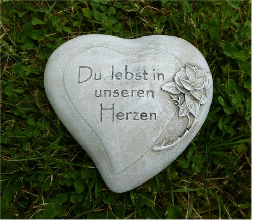 Grabschmuck grab deko herz - 'grabschmuck,