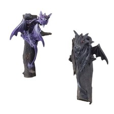 2 er Set Drachen Figuren zum