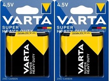 2x Varta Super Heavy Duty