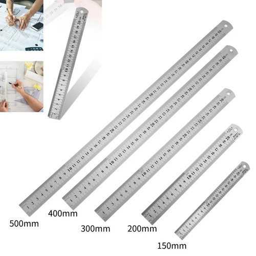 Metall lineal 150mm - 150mm, 500mm