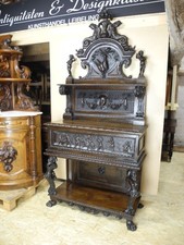 Exklusiv Historismus Kabinett Regal Schrank antik Barock Renaissance Stil Nr.623