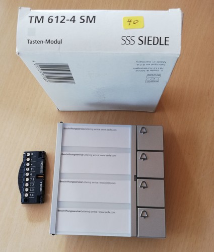 Siedle tastenmodul 612 sm - tastenmodul,
