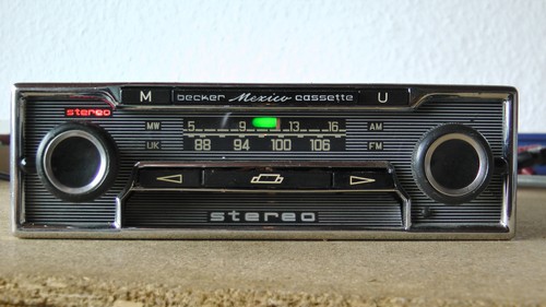 P10 oldtimer autoradio becker - autoradio,