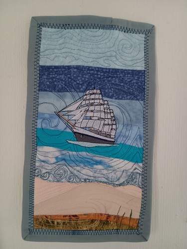 Quilt stickbild geschenk - stickbild,