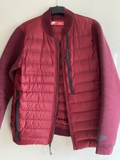 Top NIKE Tech Fleece 800 Aeroloft Bomber Daunen Jacke Gr. M rot NP 229,-€!
