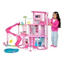 Barbie Dreamhouse Traumvilla HMX10  Puppenhaus  75 Teile Rutsche Pool 3 Etagen !