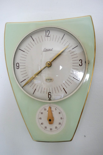 50er küchenuhr exact - exact, retro