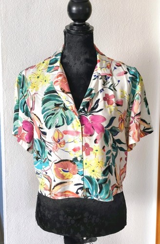 Top pull bear florale - top!,