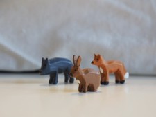 Erzgebirge Reifentier Fuchs, Hase Wildschwein, bis ca. 3 cm, Neuwertig