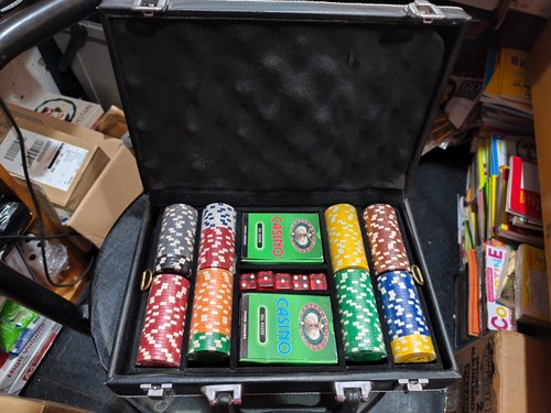 Casino poker set mit - poker,