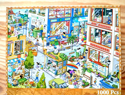Huadada puzzle stadt leben - puzzle,,
