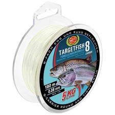 160m WFT Target-Fish 8 Forelle Trans 0,10mm 7kg Rest 8-fach geflochtene Schnur