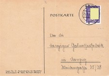 719473) DR Karte mit K2 Stpl