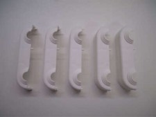 Hersteller Heizkörper Doppel Abdeckrosette weiss 10-18 mm (5 halbrosetten )