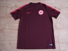 ►⚽️ Nike Eintracht Frankfurt Trainings- / Pre Match Shirt  Bordeaux-Rot⚽️◄