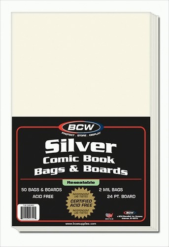 Bcw resealable silver - bcw, comic