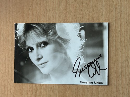Susanne uhlen autogrammkarte - susanne,