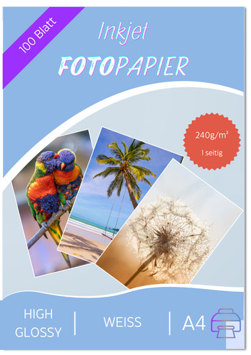 100 blatt glossy fotopapier - 100,