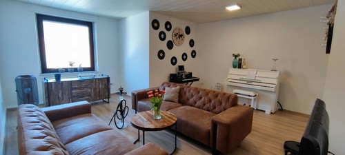 Sofa western cognac leder - cognac,